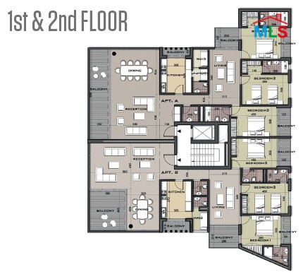 302sqm Under-Construction Apartment For Sale In Beit El Chaar With View