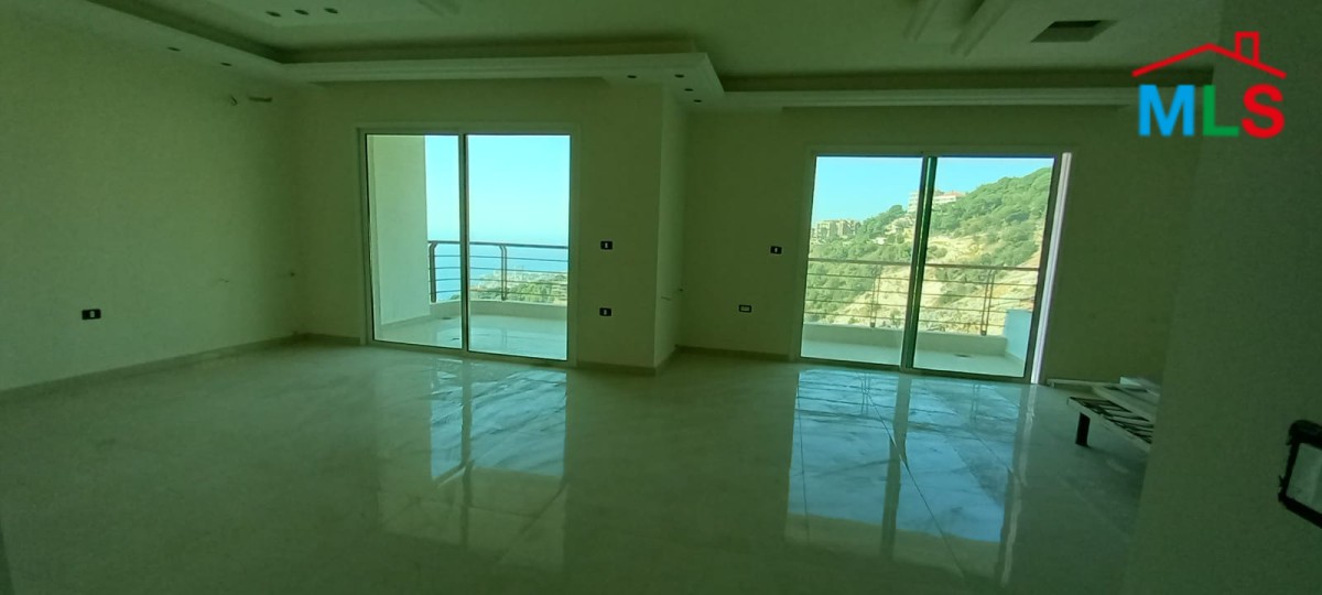 Brand New Duplex for Sale in Chnaniir with Terrace and Panoramic Sea Vview