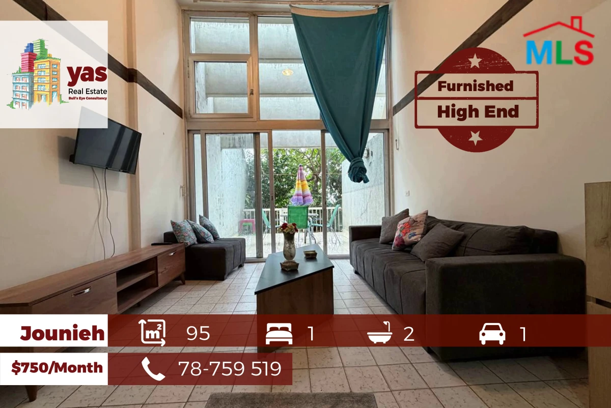 Jounieh 95m2 | Furnished Chalet | Standard | Prime Location | EH