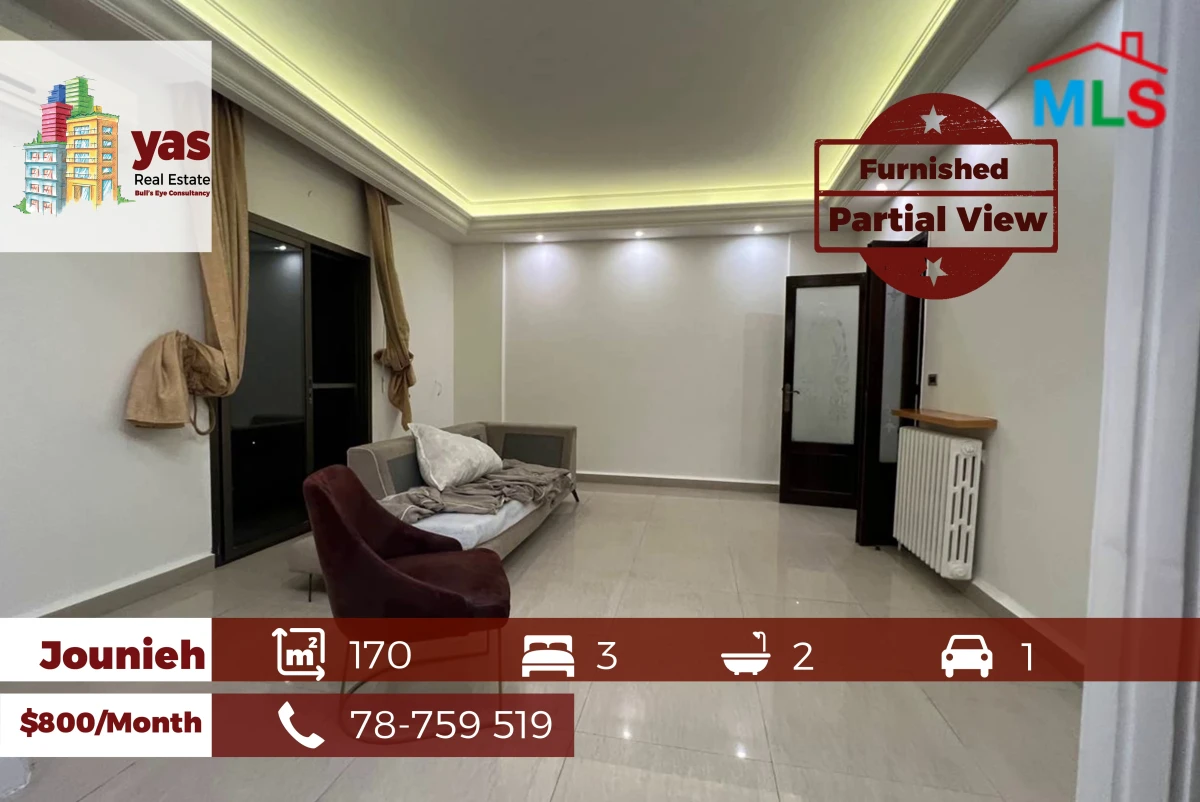 Jounieh 170m2 | Rent | Furnished | Prime Location | Catch | EH