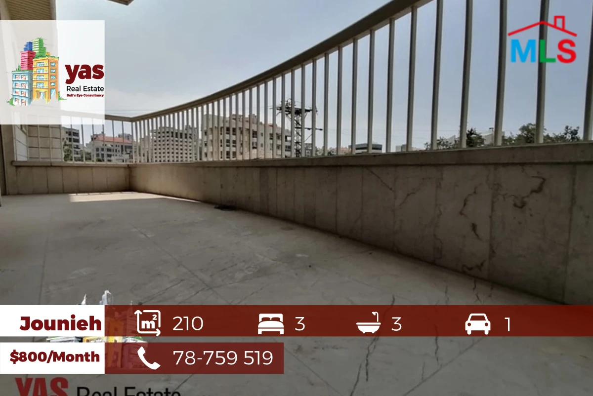 Jounieh 210m2 | Rent | Well Maintained | Accessible | IV