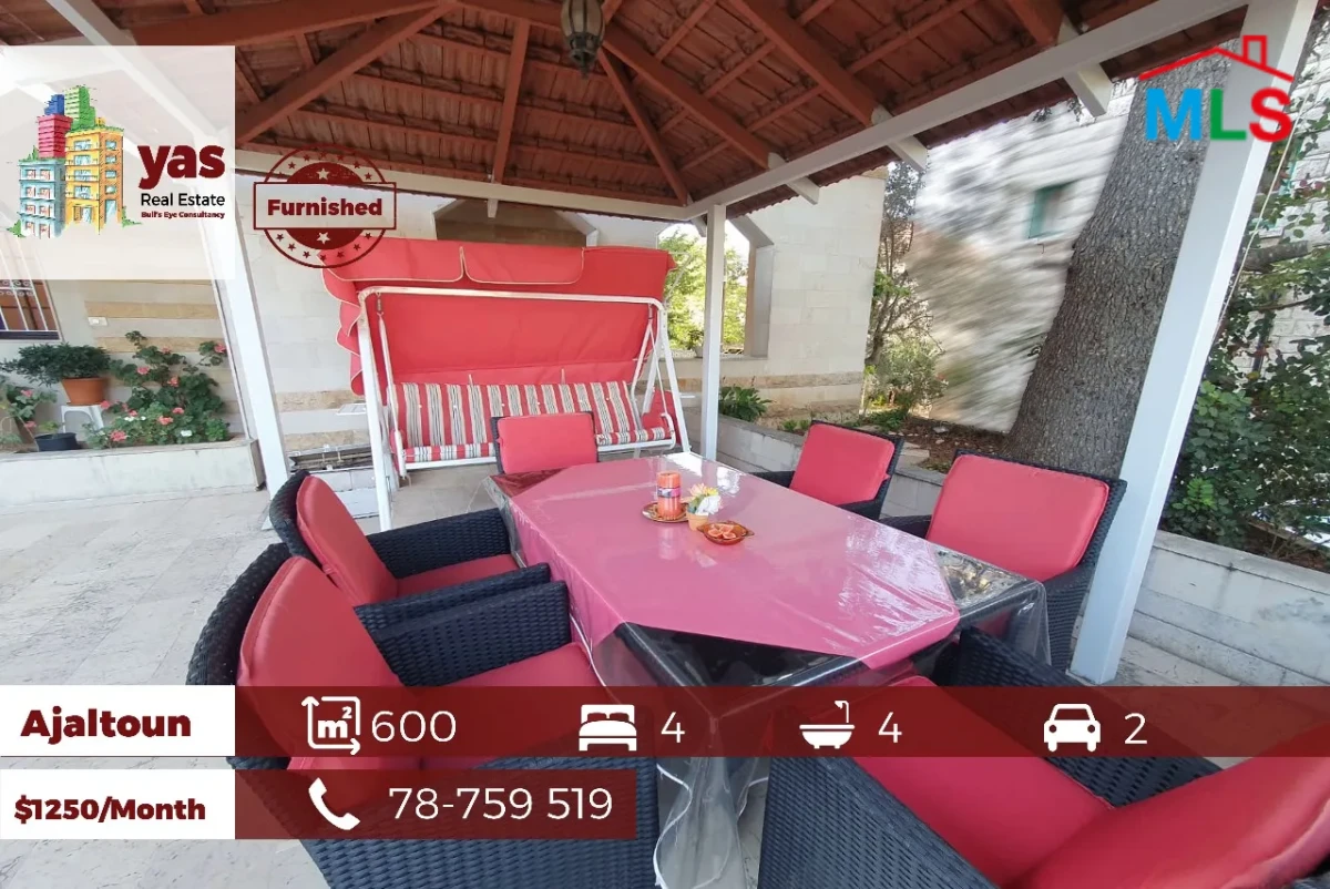 Ajaltoun 600m2 | 200m2 Terrace | 80m2 Garden | Luxury |Rent | KH/EW