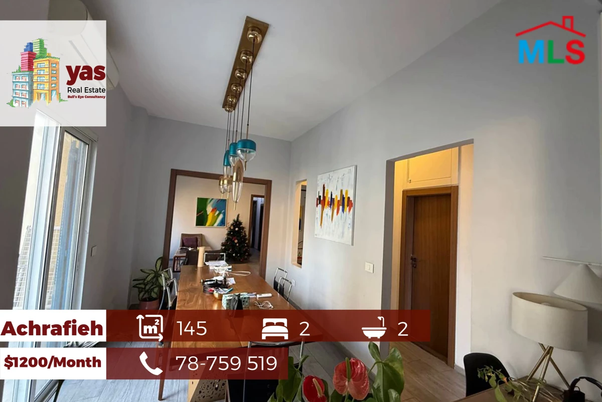 Achrafieh 145m2 | Rent | Prime Location | Renovated | Catch | GA