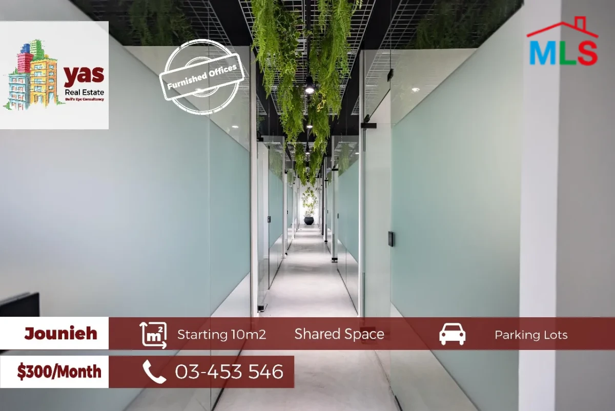 Jounieh Starting 10m2 | Shared Space | Upgraded | Furnished | Rent|OYT