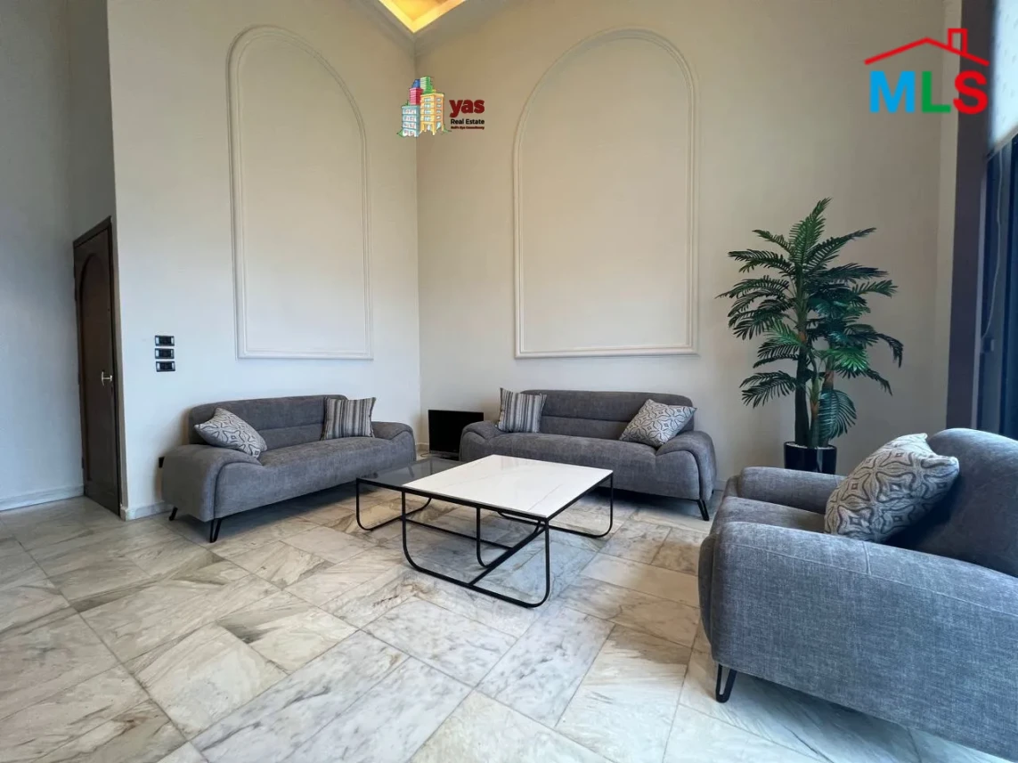 Sahel alma 230m2 + 140m2 terrace elie houkayem furnished rent 1350$