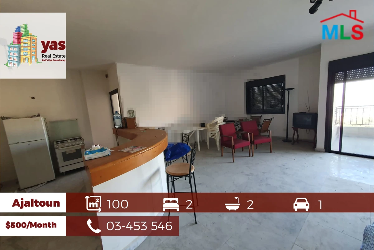 Ajaltoun 100m2 | Rent | Accessible | Well Maintained | KS