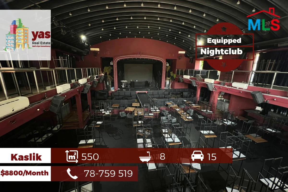 Kaslik 550m2 | Nightclub | Rent | Perfect Investment | EH/IV