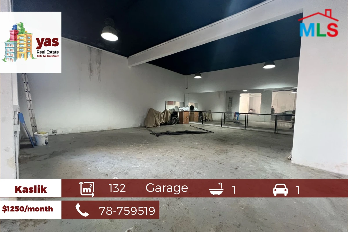 Kaslik 132m2 | Garage | Rent | Prime Location | EH