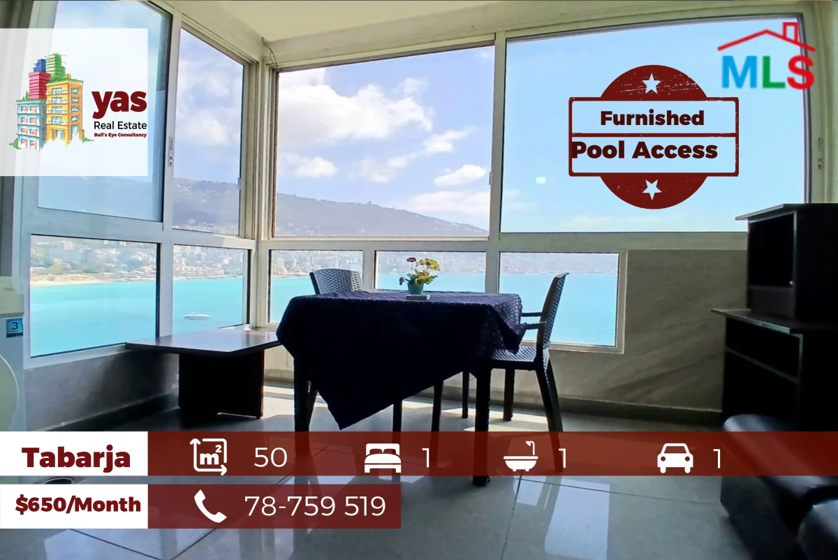 Tabarja 50m2 | Furnished Chalet | Rent | Prime Location | YV