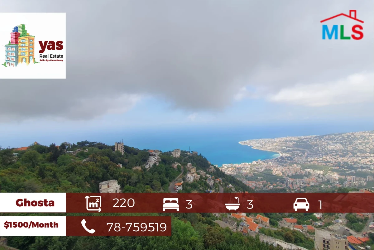 Ghosta 220m2 | Furnished Flat | Unbeatable Sea View | Calm Area | KH