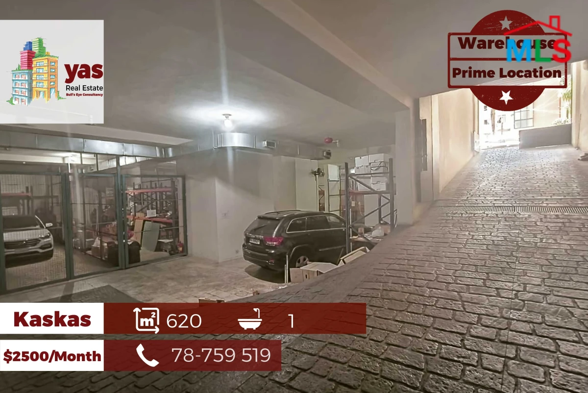 Kaskas 620m2 | Warehouse | Rent | Prime Location | AA