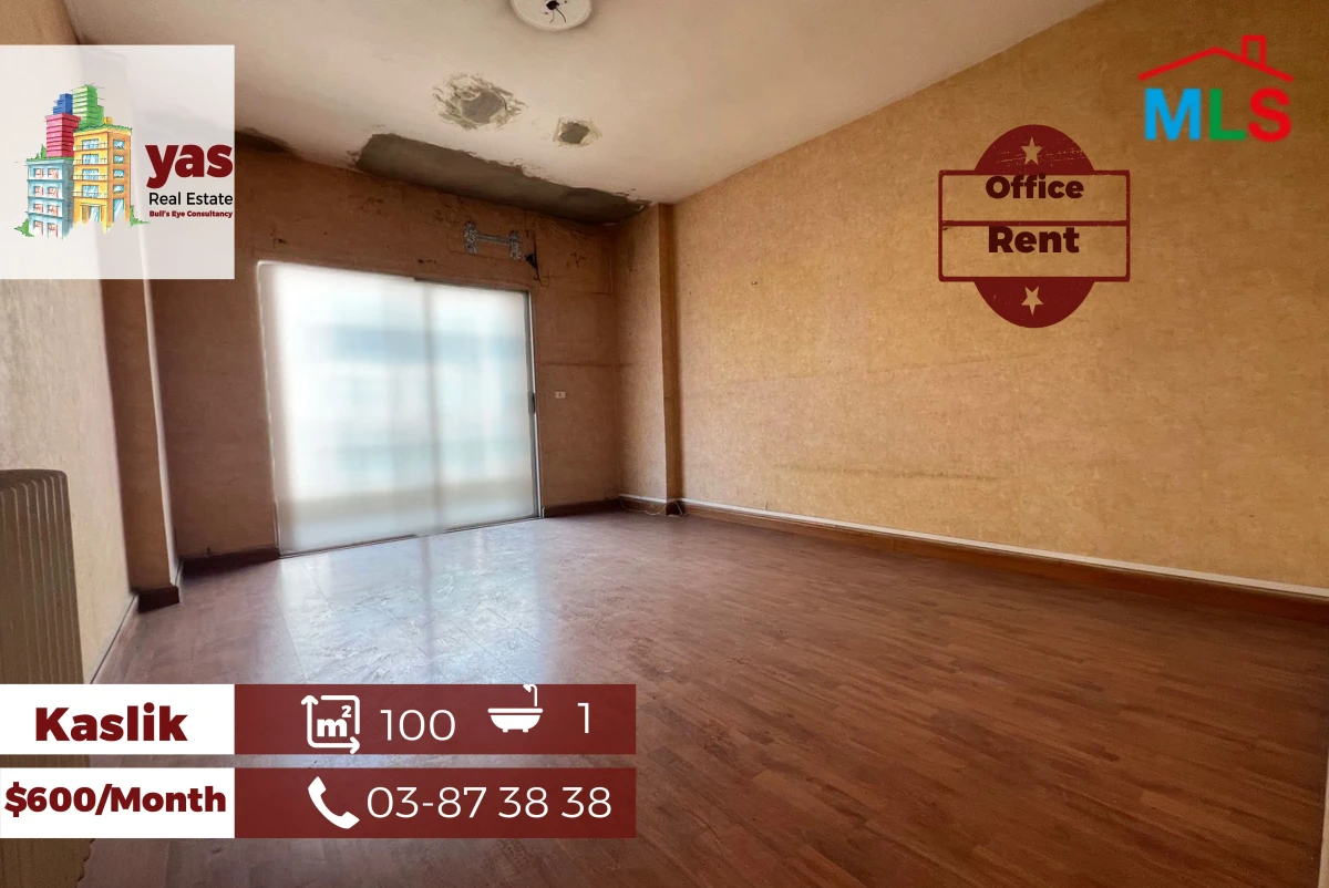 Kaslik 100m2 | Office | Mint Condition | Active Street | EH