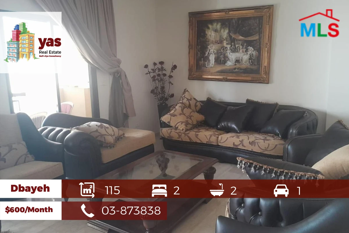 Dbayeh 115m2 | Rent | Furnished | Prime Location | MJ