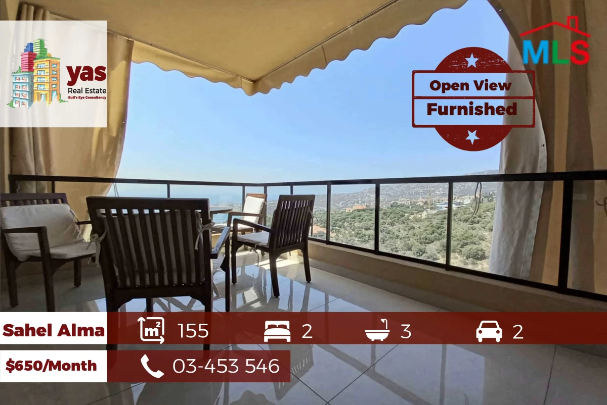 Sahel Alma 155m2 | Rent | Furnished Flat | Open View | Catch | IV