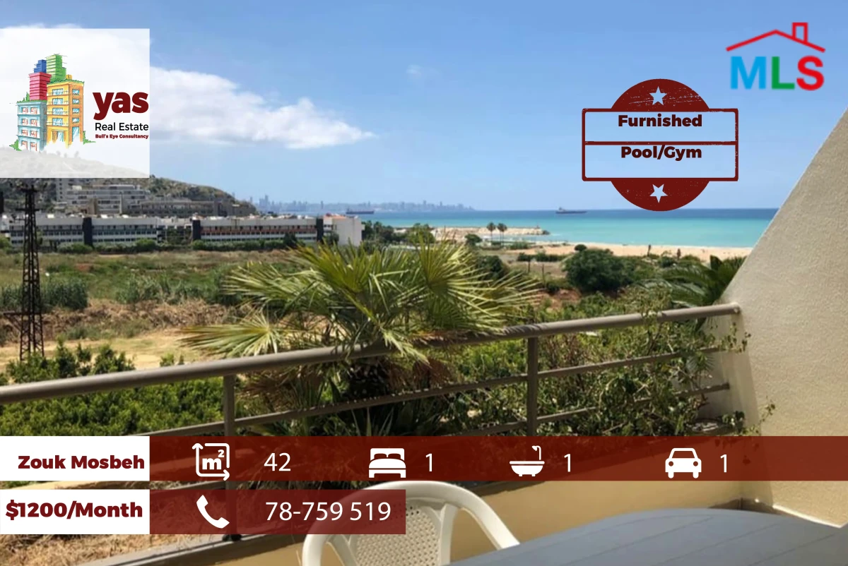 Zouk Mosbeh/Siwar 42m2 | Furnished Chalet | Rent | Pool/Gym | IV/EL