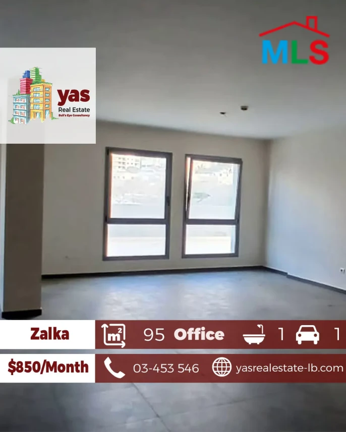 Zalka 95m2 | Brand New Office | Rent | Prime Location | ABA