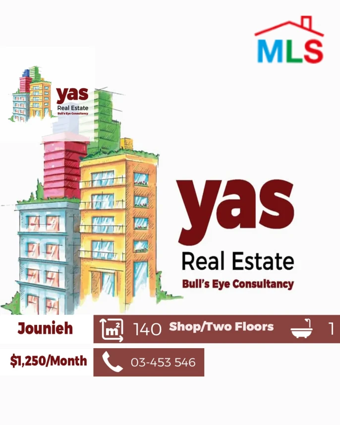 Jounieh 140m2 | Two Floors Shop | Rent | High End | Accessible | EH