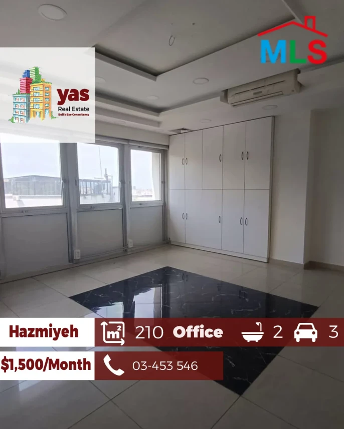 Hazmiyeh 210m2 | Office | Rent | Ideal Investment | Mint Condition |AA
