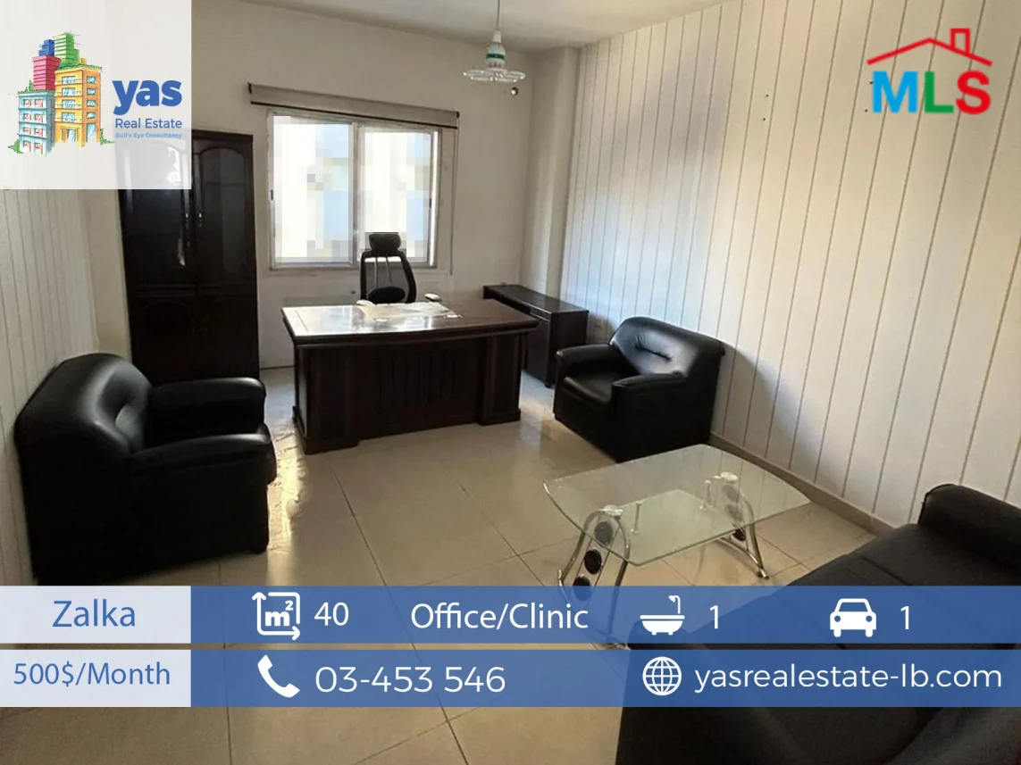 Zalka 40m2 | Office/Clinic | Rent | Furnished | Main Road | MJ