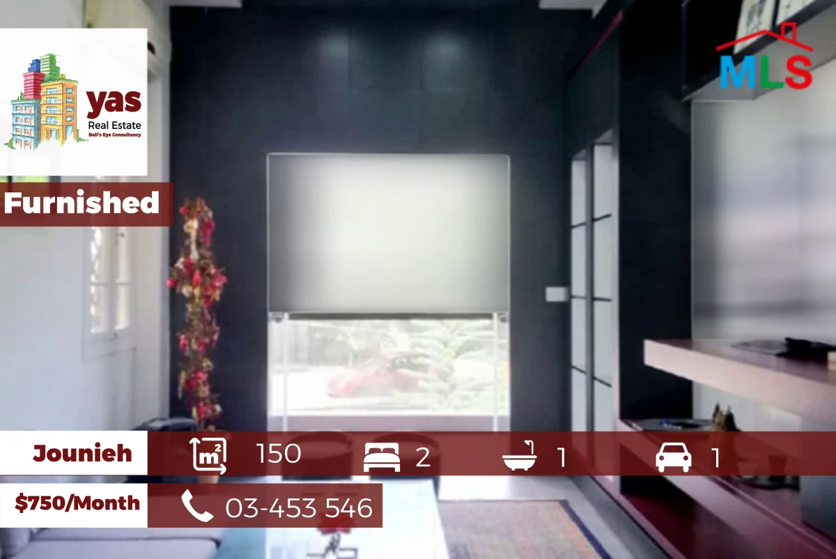 Jounieh 150m2 | Furnished | Rent | Partial View | Mint Condition|IV/EH
