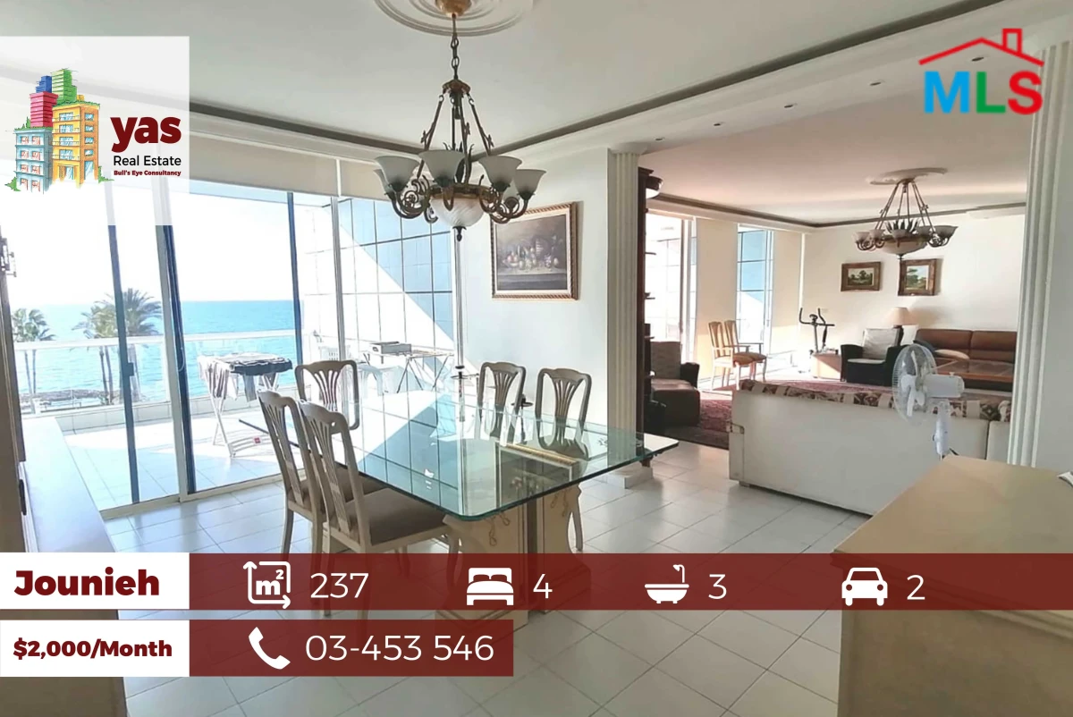 Jounieh/Maameltein 237m2 | Rent|Furnished Chalet | Panoramic View | IV