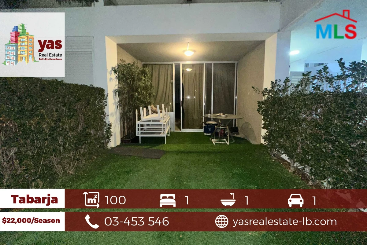 Tabarja/aqua 2 100m2 | 20m2 Garden | Chalet | Rent | RA/IV