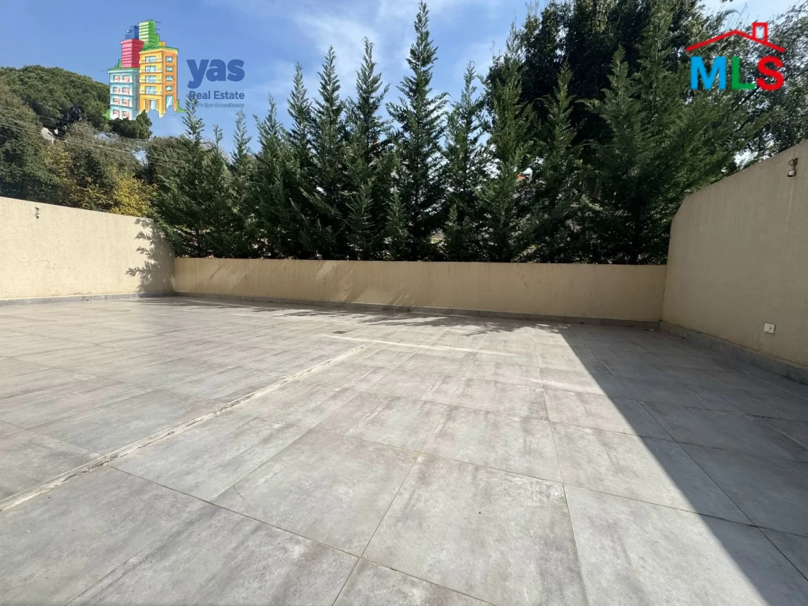 Ballouneh 110m2 | 90m2 Terrace | Rent | Gated | Furnished | EL/KS