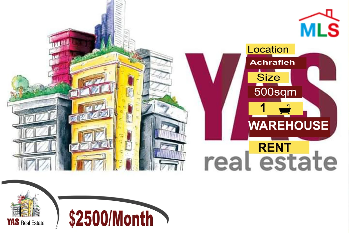 Achrafieh/Sioufi 500m2 | Warehouse | Rent | Perfect Investment | AA