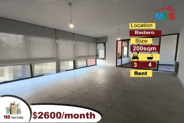 Badaro 200m2 | Luxury Building | Rent | Classy Area | AA/MJ