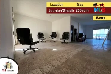 Jounieh/Ghadir 200m2 | Rent | Prime Location | Panoramic View | EH