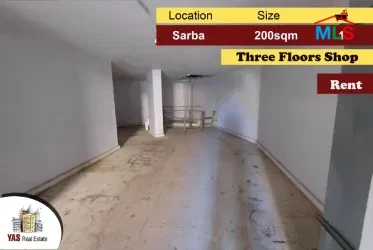 Sarba 200m2 | 3 Floors |shop | Perfect Investment | Rent | EH