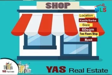 Kaslik/Sarba 60m2 | Rent | Two Floors | Ideal Investment | EH