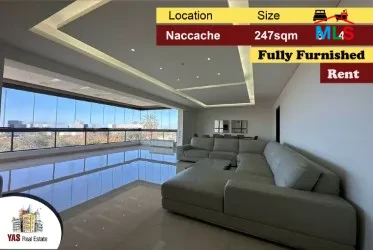 Naccache 247m2 | Furnished | Rent | View | Prime Location | MJ