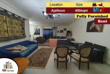 Ajaltoun 400m2 | Rent | Fully Furnished | Well Maintained | KH