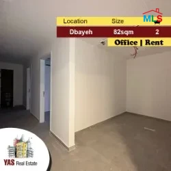 Dbayeh 81m2 | Rent | Office | Prime Location | Perfect Investment |MJ
