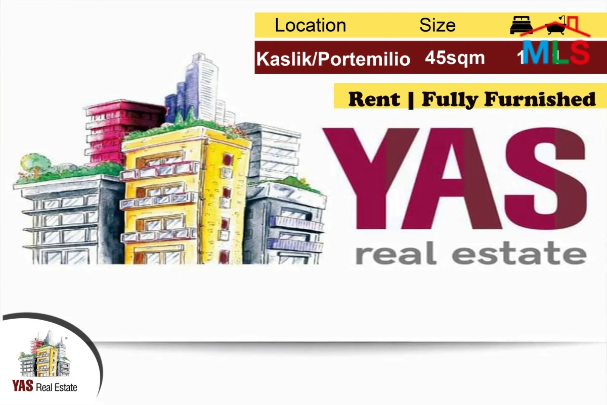 Kaslik/Portemilio 45m2 | Furnished Chalet | Rent | Sea Location | EH