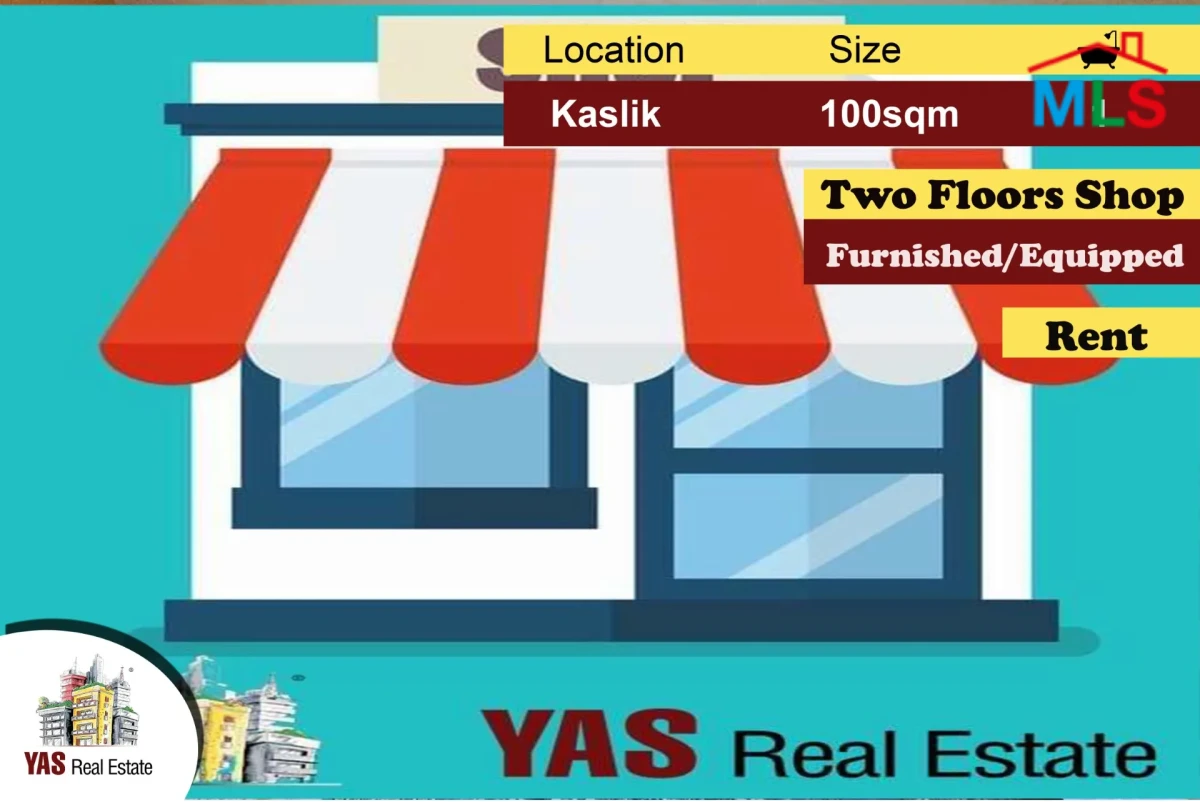 Kaslik 100m2 | Shop | Rent | Furnished/Equipped | Ideal Investment|EH