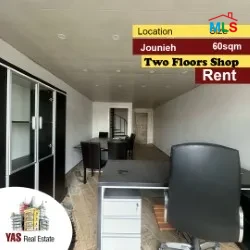 Jounieh 60m2 | Shop For Rent | Perfect Investment | Two Floors Shop|EH