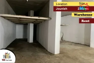 Jounieh 230m2 | Warehouse | Rent | Prime Location | Catch | ELO