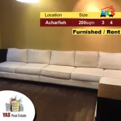 Achrafieh 200m2 | Furnished | Rent | Mint Condition | MO
