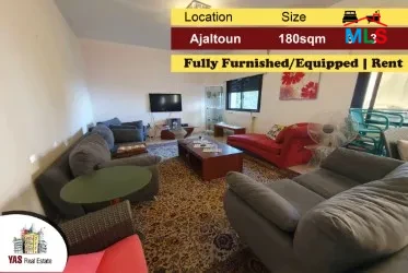 Ajaltoun 180m2 | Rent | Furnished/Equipped | Prime Location | KH