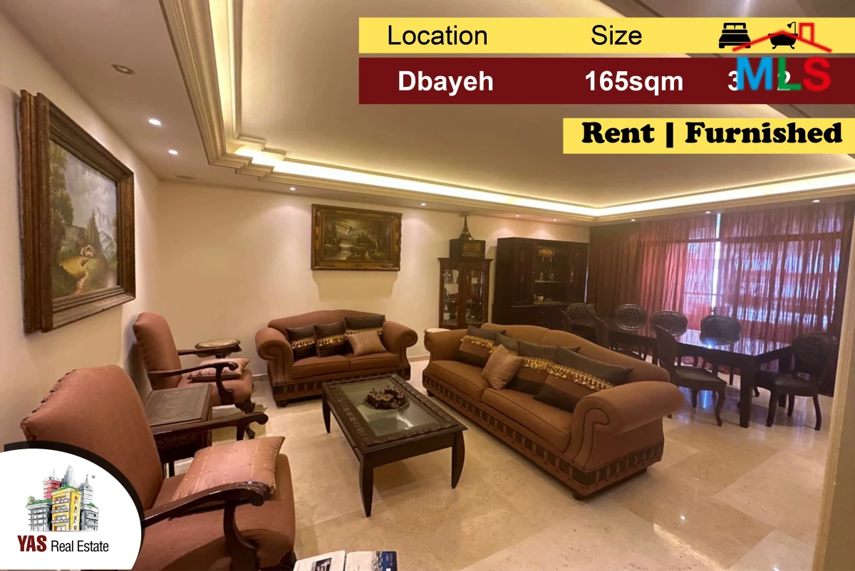 Dbayeh 165m2 | Rent | Furnished | Prime Location | MJ