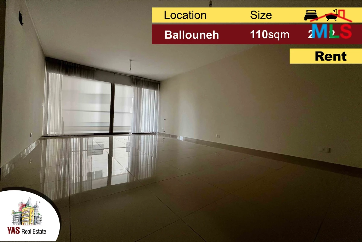 Ballouneh 110m2 | Rent | Prime Location | Excellent Condition | KS