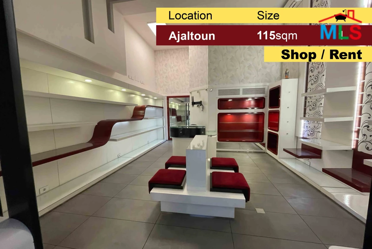 Ajaltoun 60m2 Shop | 55m2 mezzanine | Ultra Upgraded | Prime | Rent