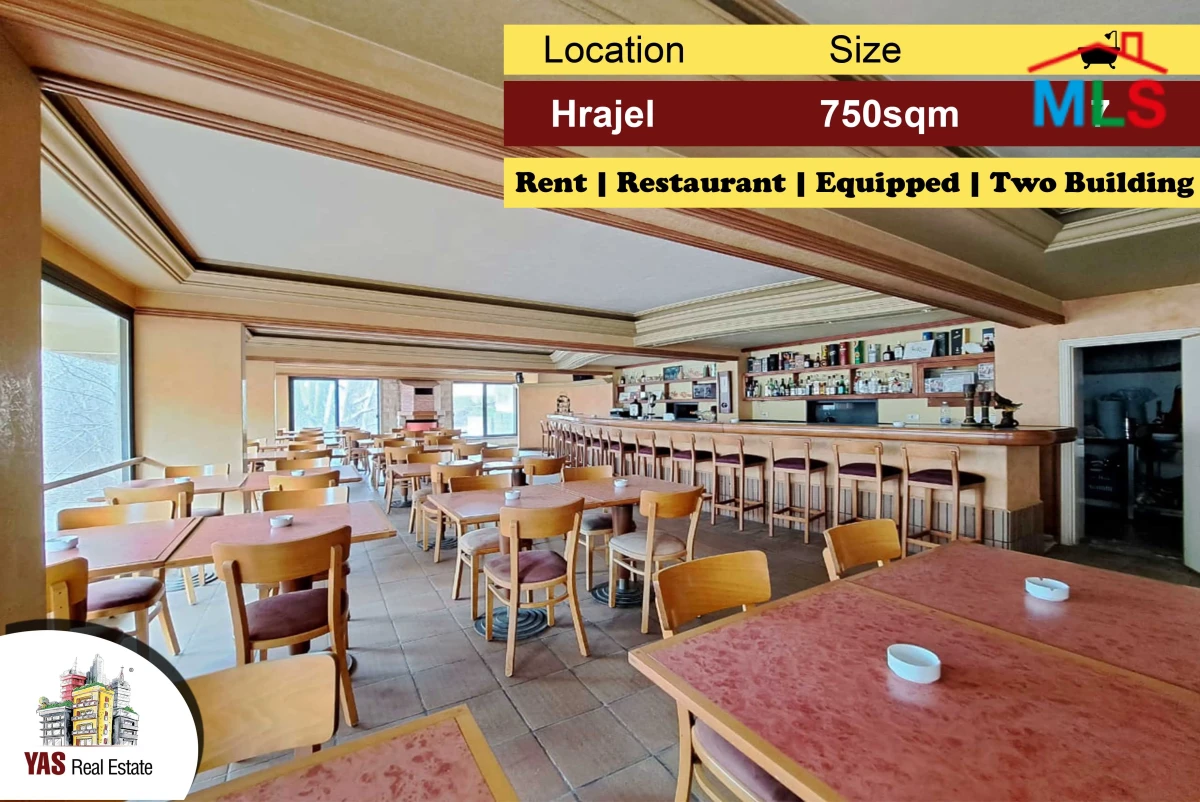 Hrajel 750m2 | 1000m2 Terrace | Restaurant | Rent |Two Building | DA