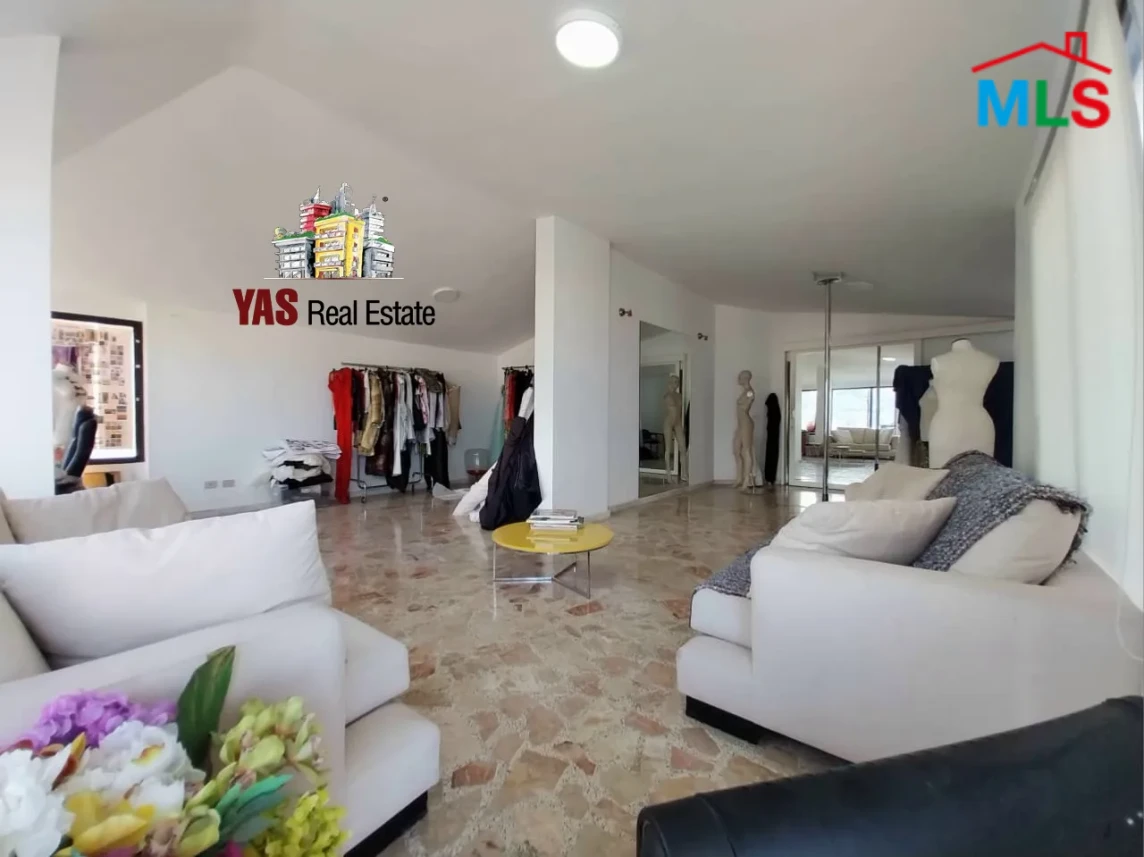 Jounieh 140m2 | 30m2 Terrace | Rent | Workshop space | Furnished | IV