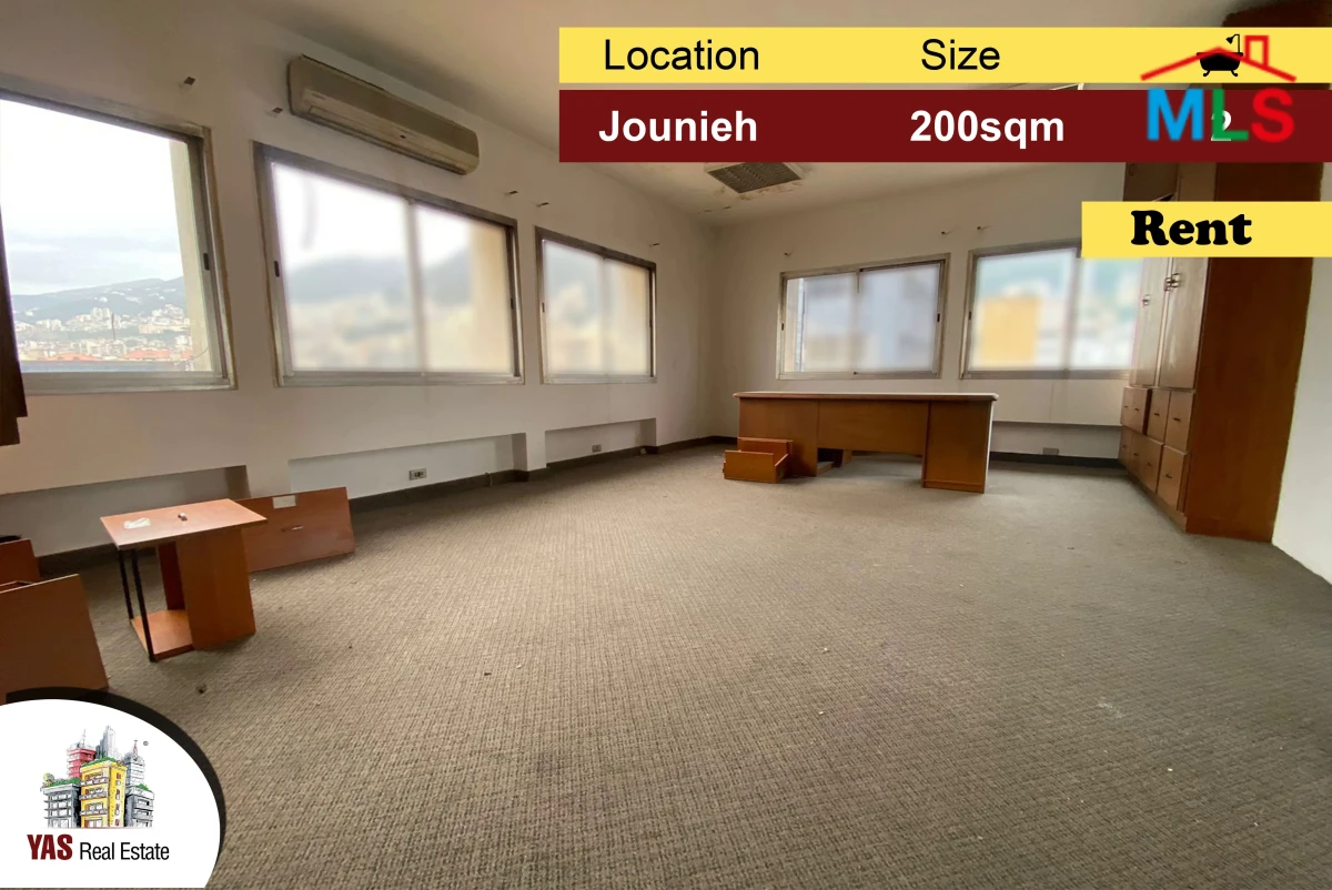 Jounieh 200m2 | Office for rent | Main Road | Perfect Investment | IV