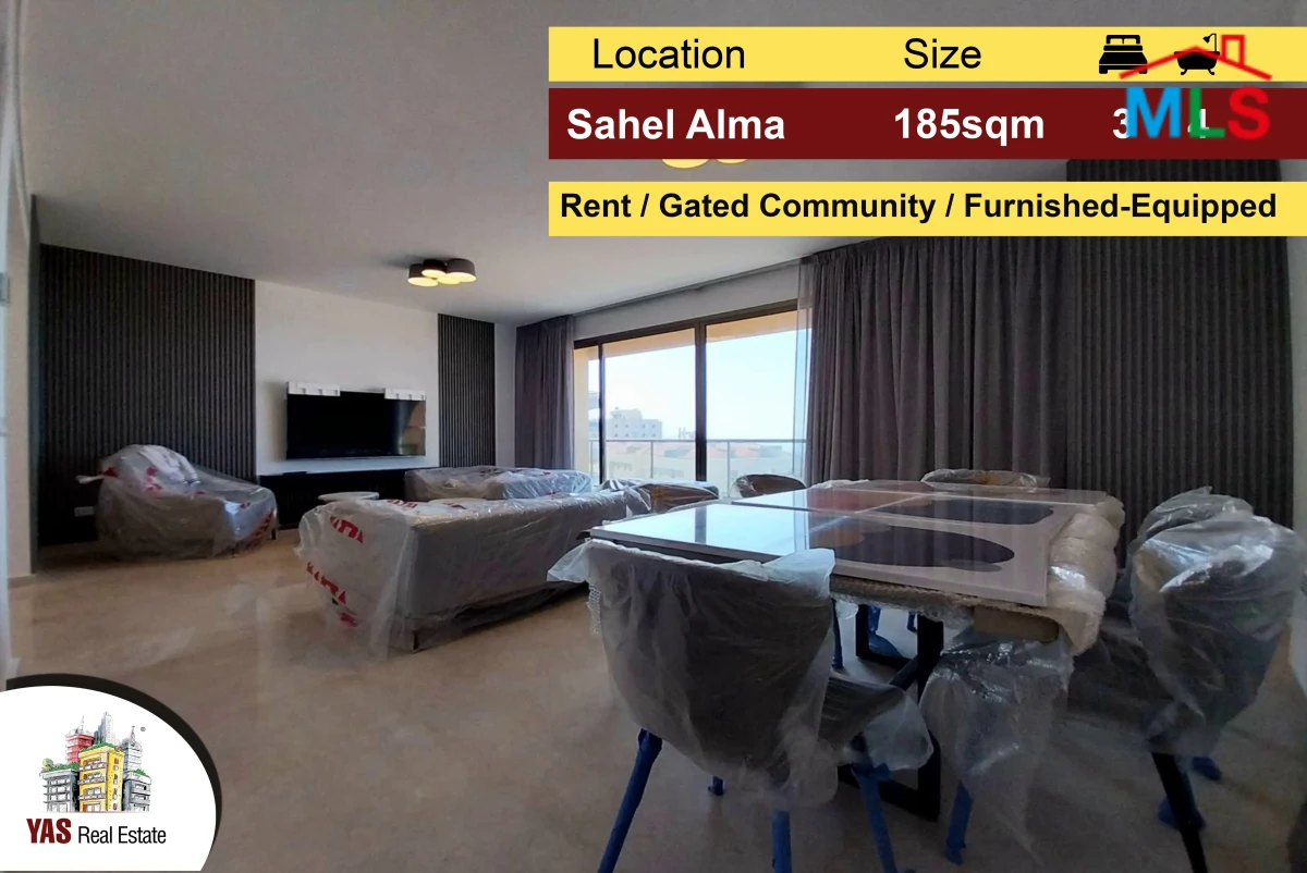 Sahel Alma 185m2 | Rent | Gated Community | Furnished/Equipped
