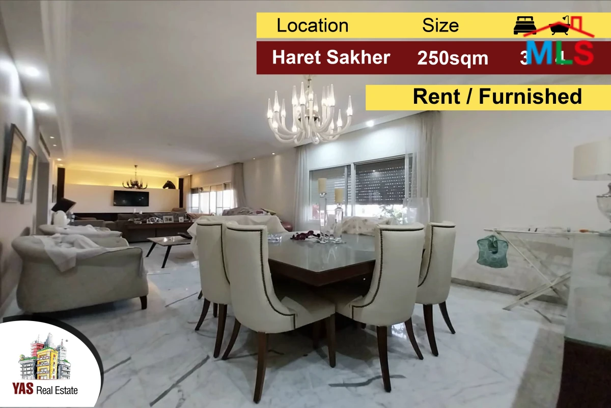 Haret Sakher 250m2 | Well Maintained | Furnished/Rent | View