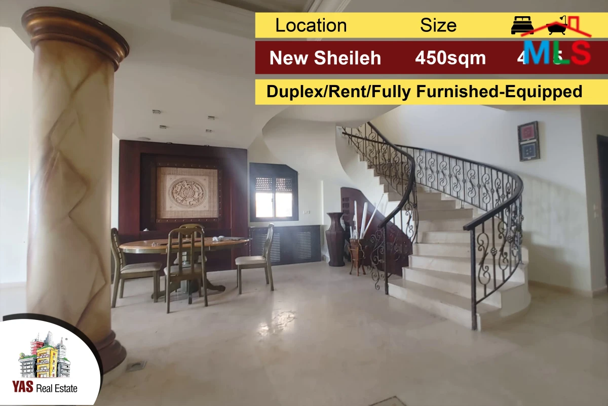 New Sheileh 450m2 | Duplex | Rent |High-End | Fully Furnished/Equipped